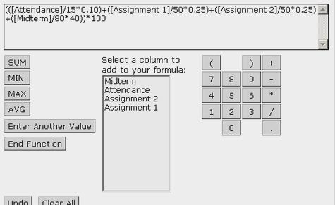 Calculated Column After adding a calculated column, click the calculated column title and select "Edit Column Formula".