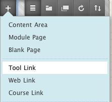 menu and choose Tool Link. 2. Give the link a name in the Name field.