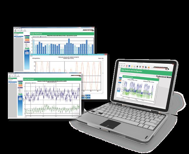COMMUNICATOR EXT TM SOFTWARE FAULT ANALYSIS Compares Multiple Fault Records Measures Waveform Traces Inserts Timing Marks to Analyze Waveform Transients Displays CBEMA Logs PQDIF File Format