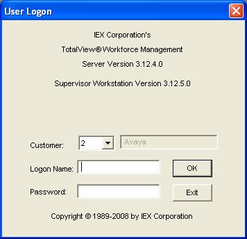 6.2. Verify IEX TotalView Workforce Management From the IEX TotalView Supervisor PC, launch the