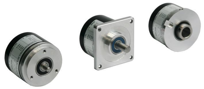 Series REC: Compact sized encoder Body high: 38 mm Connections by M12