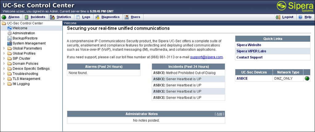<ip-addr> is the management LAN IP address of UC- Sec.