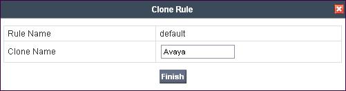 With the default rule chosen, click on Clone Rule as shown below.