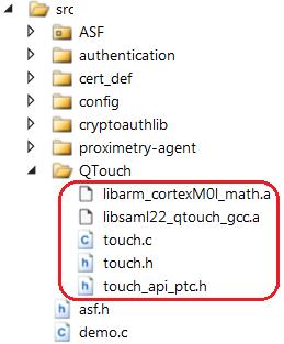 Figure 5-6. QTouch Files 6.