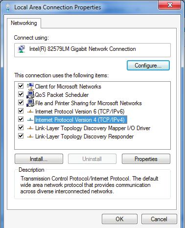 Chapter 4: Windows Local Area Network Settings Follow these steps: 1.