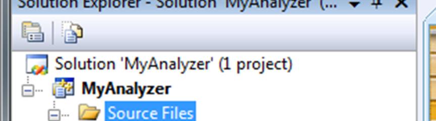 Right click on the project name, and select