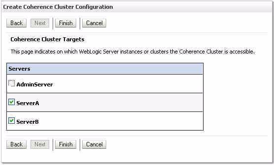 Create a Coherence Cluster 3.