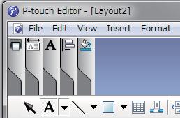 How to Use P-touch Editor Use [Sets Text Colour for Seleted Text] to edit the colour of the text.