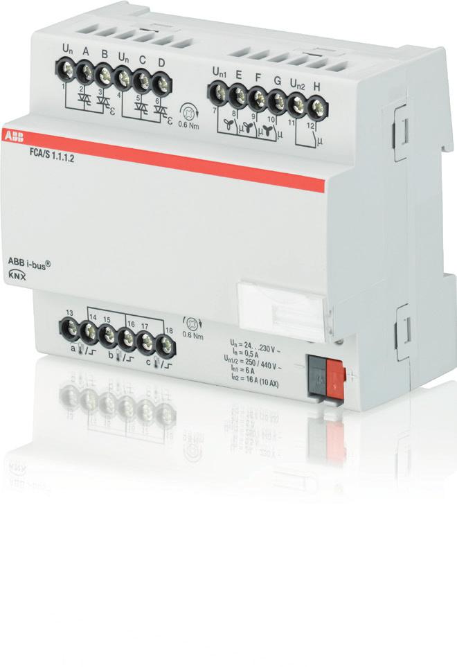 Technical data 2CDC508136D0202 ABB i-bus KNX Product description The device is a modular installation device (MDRC) in Pro M design.