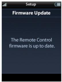 Select Yes to begin updating the firmware.