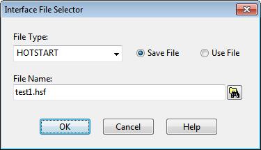 Add Edit adds a new interface file specification to the list. edits the properties of the currently selected interface file.