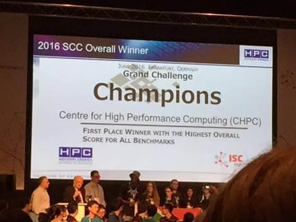 The CHPC Team Wins!