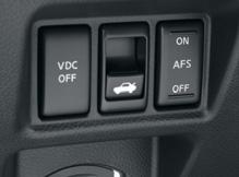 10 Trunk-Release Switch 11 Adaptive Front Lighting System (AFS) ON/OFF Switch if so equippedd 12 Steering