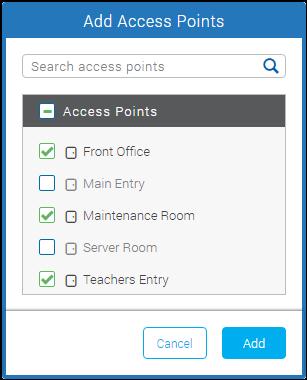 Figure 7 - Adding an Access Point Group If there are already Access Points in Pure Access, they can also be added here by clicking the add button in the lower half of the screen.