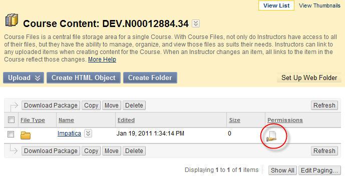 In your Course Control Panel Menu, click Files > Course ID to