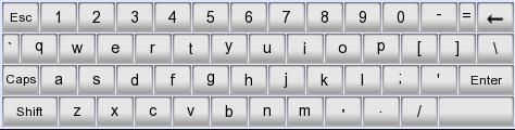 2.1.1 Using the Virtual Keyboard User can use the Virtual Keyboard when the keyboard is not available.
