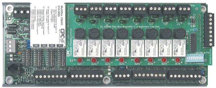1.2. MultiFlex Combination Input/Output Boards Figure 1-2 - MultiFlex 168AO Combination Input/Output Board Figure 1-3 - MultiFlex 1616 Combination Input/Output Board There are several models of the