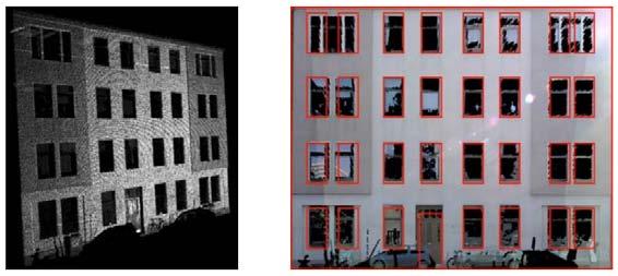 and not 3D point clouds. Nevertheless, the approach is capable of detecting windows. Figure 2.