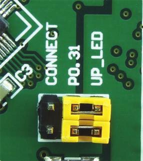 16 mikroboard for ARM 64-pin 7. USB communication The USB connector CN7 enables USB devices to access the microcontroller.