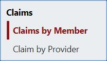 Claims After a claim is submitted, use the portal to view: Claims