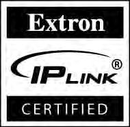 Extron IP Link Compatible Extron has developed and tested an IP Link driver for this product.