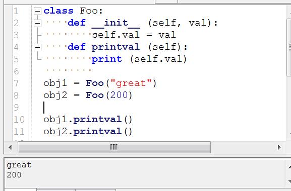 S206E057 Spring 2016 will pass the value via the self parameter. Self is a variable for the instance (or called object) being accessed.