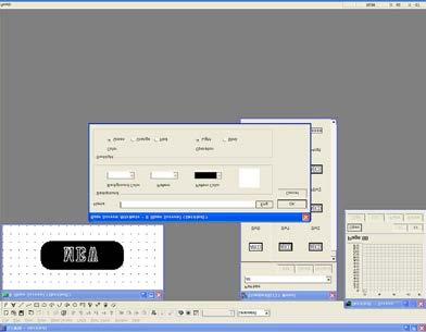 When changing the background color GT21 and GT30 Click [Base Screen]-[Screen Attribute], so that Base Screen Attribute window is displayed. Change Background color to Blue and click OK.