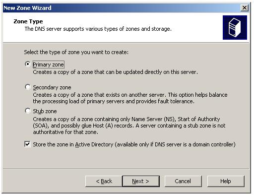Chapter 2: Installing ClearCube Sentral Version 5.8 2. Right-click the Forward Lookup Zones folder and select New Zone to open the New Zone Wizard. Figure 2. The dnsmgmt window 3.