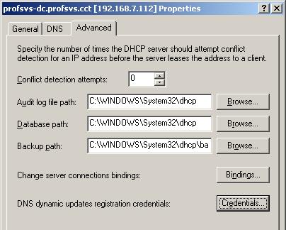 request updates Figure 7. DHCP console 4.