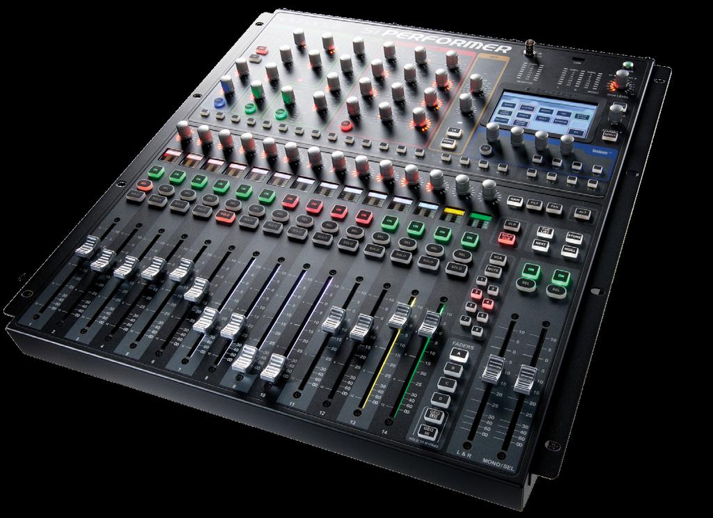 From theatre productions to gigging bands and music venues, houses of worship to corporate events and installed AV systems, Si Performer delivers a feature-packed compact control surface, easily