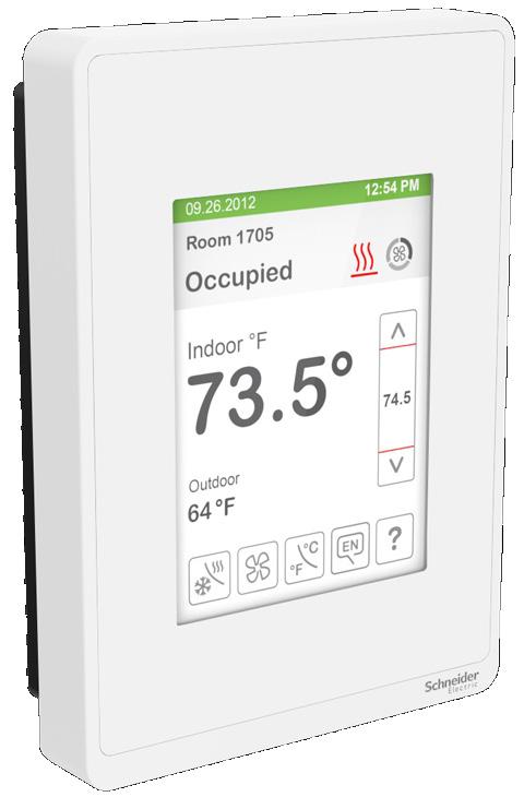 SE8600 Rooftop unit, heat pump and indoor air quality room controller Smart energy management has never been easier than with the SE8600 room controllers for Rooftop units, heat pumps and indoor air