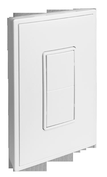 SED-1R Single rocker light switches This self-powered wireless device is simple to install and uses EnOcean energy harvesting technology to communicate wirelessly with other wireless devices to