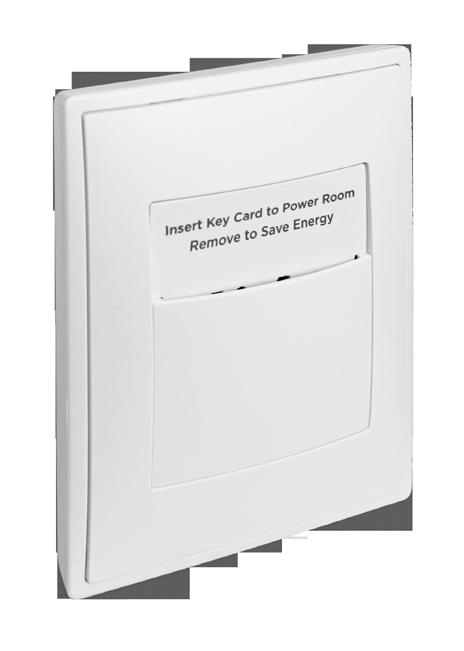 EnOcean 902MHz Devices SED-KC Key card switch The key card switch saves energy through occupancy based control of lighting, HVAC, and miscellaneous electric loads.