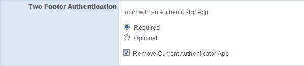As an administrator, you may remove a user's current authenticator app. Go to the user's settings page, and under Account Settings > Two Factor Authentication, select Remove Current Authenticator App.