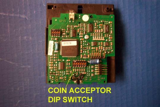 Individual coins can be enabled/inhibited through the DIP-Switch position.