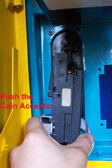 8.3.3 Coin Acceptor Connections The coin acceptor cable, coin data cable and 18VDC or 12VDC power supply is needed: 1. The coin acceptor cable has already been installed. (See 8.5.2. Coin acceptor installation).