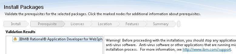 5 Note: Depending on the operating system you may not see the 64-bit WebSphere Application Server options. 5.