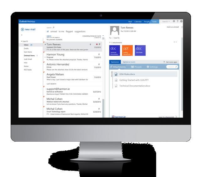 Hosted Exchange Hosted Exchange provides users with essential productivity tools and admins with control, simplicity and choice.