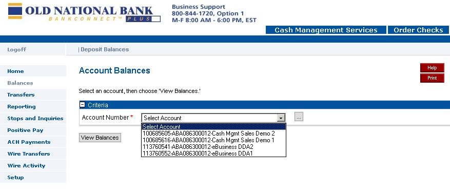Information Reporting Module BankConnect Plus s Information Reporting module gives you access to your account balances, transaction history, images of items, funds transfer, stop payments, reports,