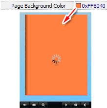 (7) Icon Color (only in Classical Template) (8) Page Background Color When load pages, or if