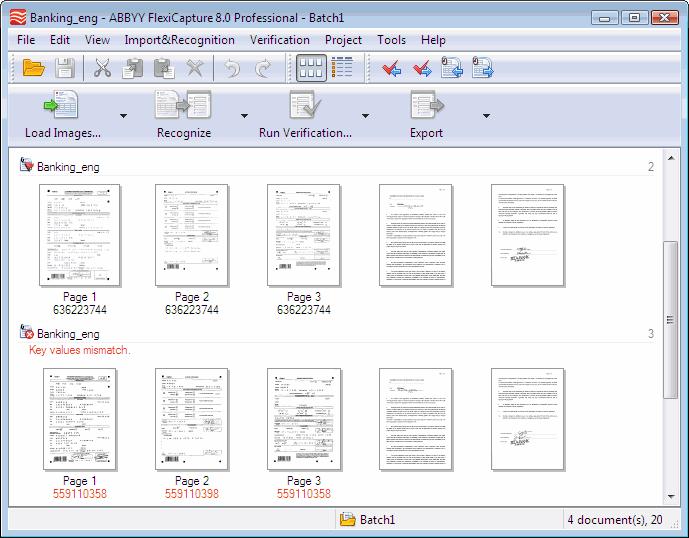 You can check document assembly in thumbnail view (Figure 1). In this view, you can change the position of pages and even move them between documents with the mouse.