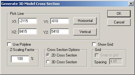 Cross Section View To display all layers Right click any of the color palette icons, and select Show All Click to