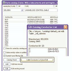 If you have preferences for wire naming convention in AutoCAD Electrical, like wire part numbers or just guage, you can enter these in the Wires portion of the Cable & Harness Library.