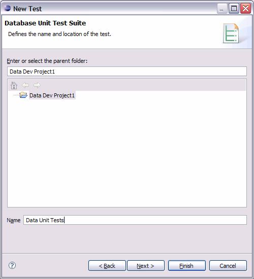 Use Case create a database unit test suite