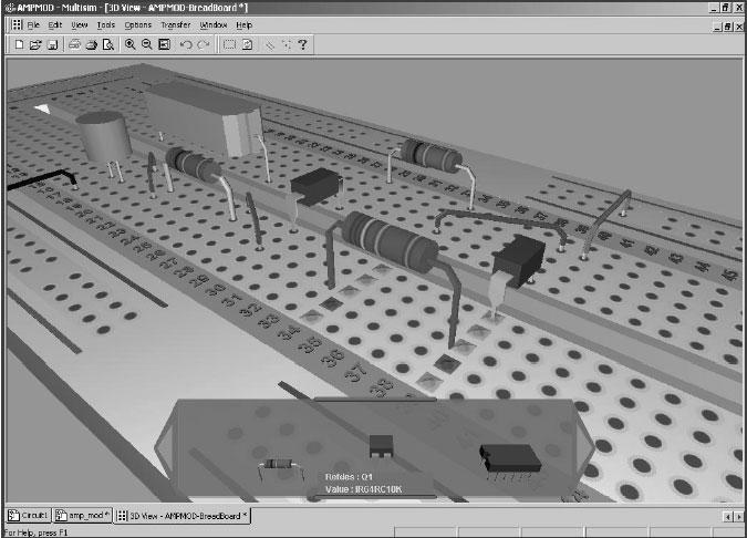 Multisim - Schematics Easy-to-use schematics Simply click and drag 3D