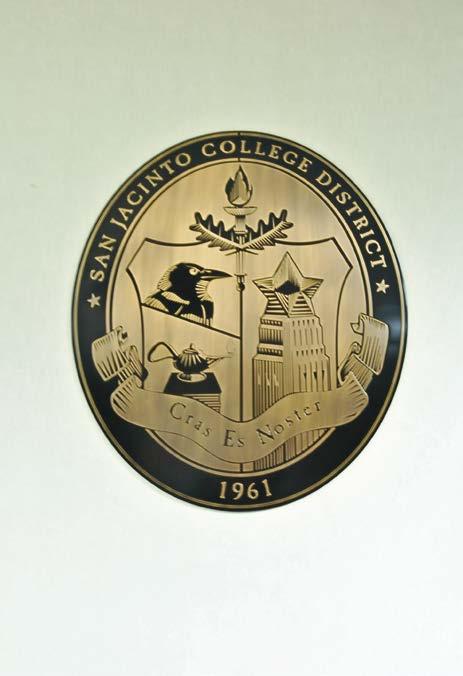 SAN JACINTO COLLEGE: BRAND STANDARDS History of the San Jacinto College Seal San Jacinto College students created the coat of arms as an academic seal in 1966-1967 in an effort to instill pride in