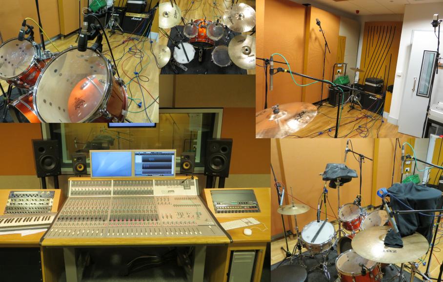 Recording LAZY Drummer was recorded at Leeds Metropolitan University, Headingley Campus studios in one 8 hour session on the 2th of March, 203. The drums were recorded at 24bit / 44.