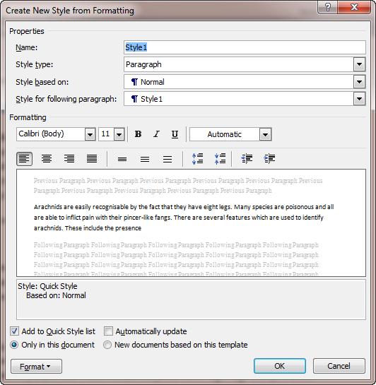 8 Producing a Long Document in Word 2010 Task 2.