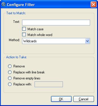 Avigiln Cntrl Center Enterprise Client User Guide 2. Figure C. Cnfigure Filter dialg bx
