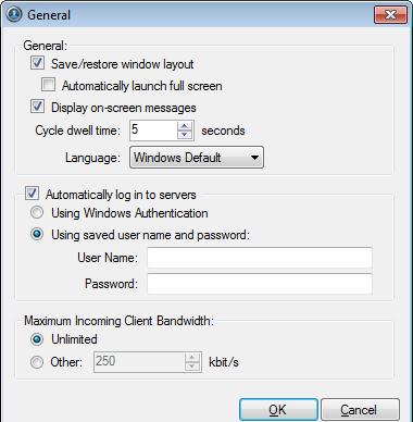 Setup General Use the client General dialg bx t change yur lcal applicatin preferences. Changing General Client Settings 1.